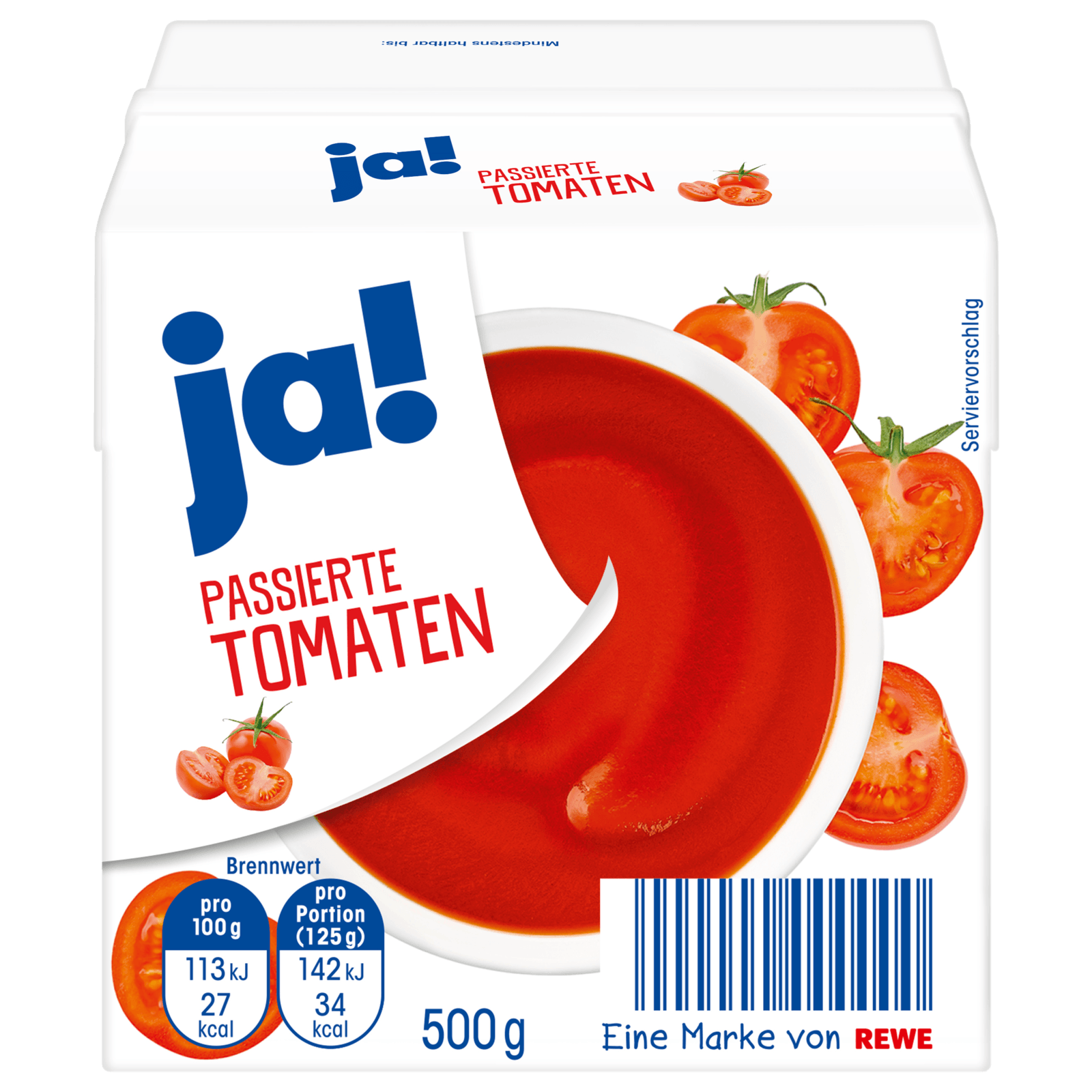 Ja! Passierte Tomaten 500g Fertiggerichte & Konserven